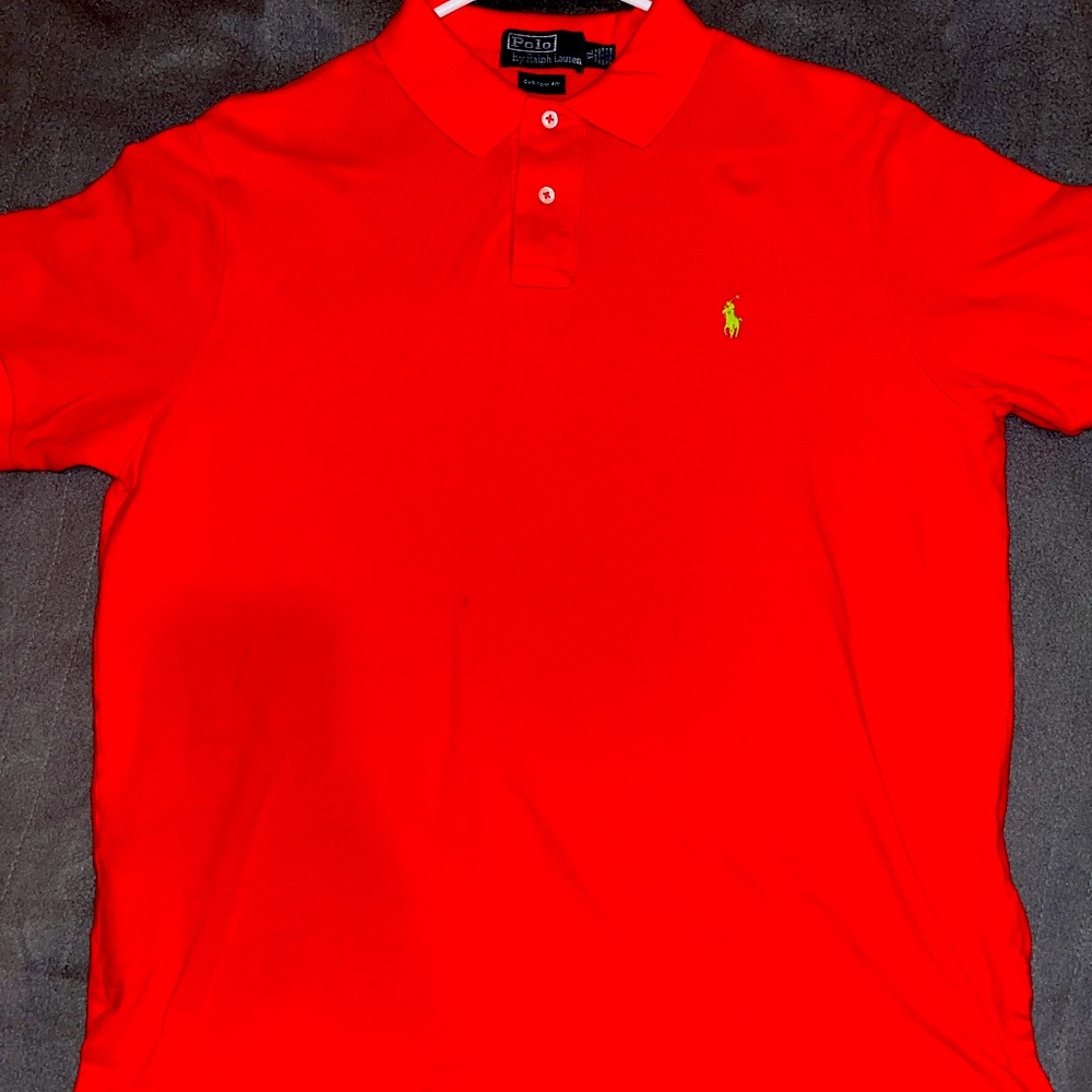 Polo by Ralph Lauren Men's Red Polo Shirt